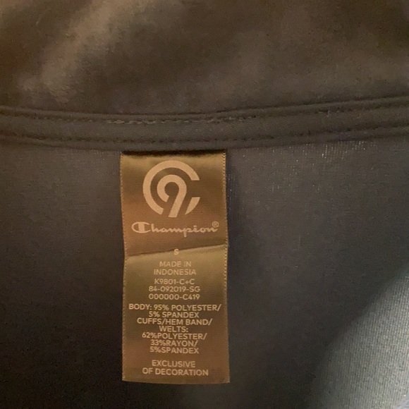 Champion blue velour sweatshirt - Picture 5 of 5